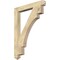 Ekena Millwork Merced Arts & Crafts Rough Sawn Bracket, Douglas Fir, 4"W x 34"D x 46"H BKT04X34X46MRC03RDF - alternate 1